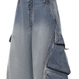 Jeans cargo in denim AA9P1400D026D A56 ALAIA 