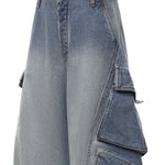 Jeans cargo in denim AA9P1400D026D A56 ALAIA 
