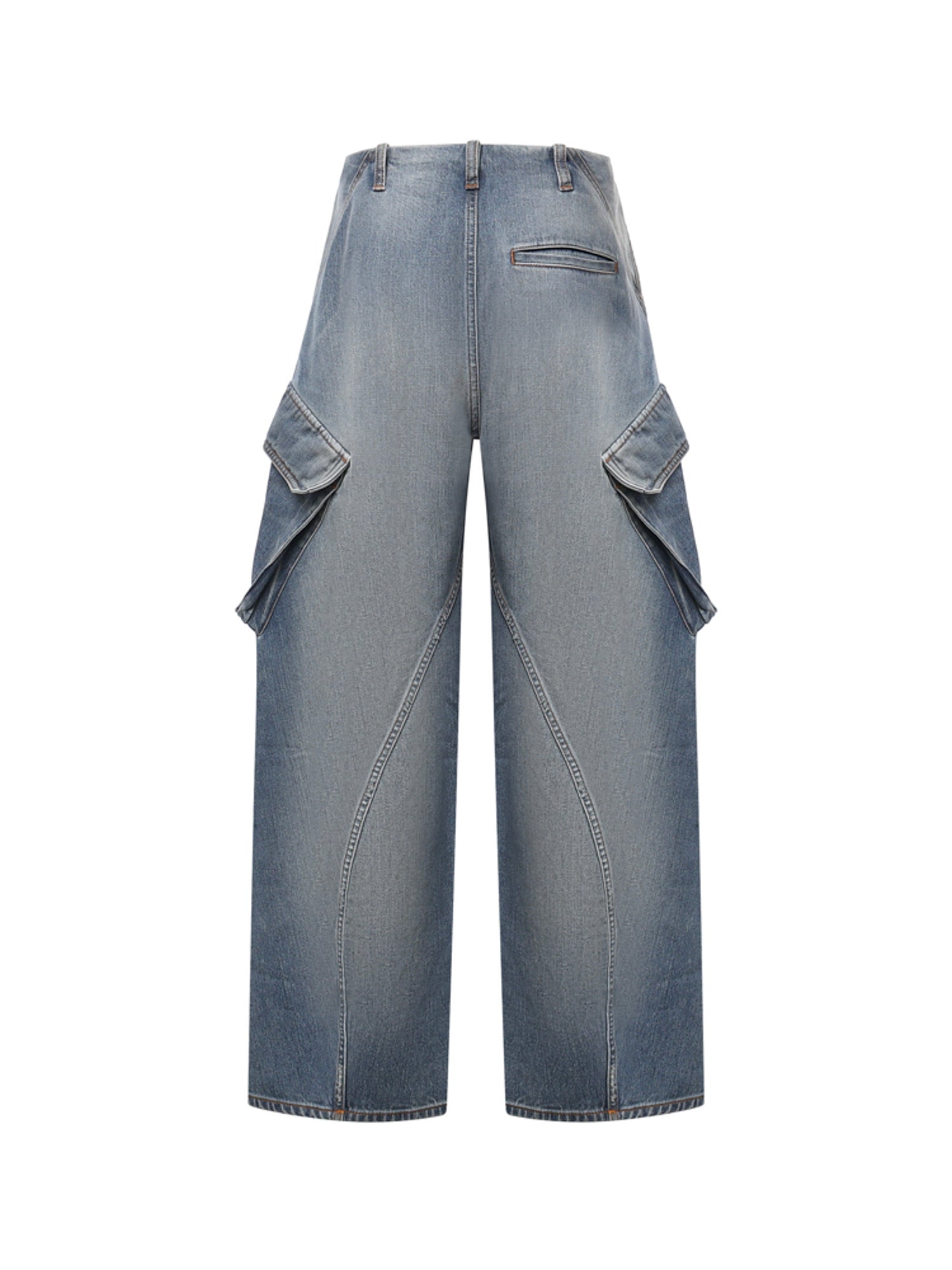 Jeans cargo in denim AA9P1400D026D A56 ALAIA 