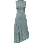Abito midi modellante in lana AA9R2569K162C 680 ALAIA 