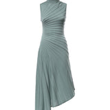 Abito midi modellante in lana AA9R2569K162C 680 ALAIA 