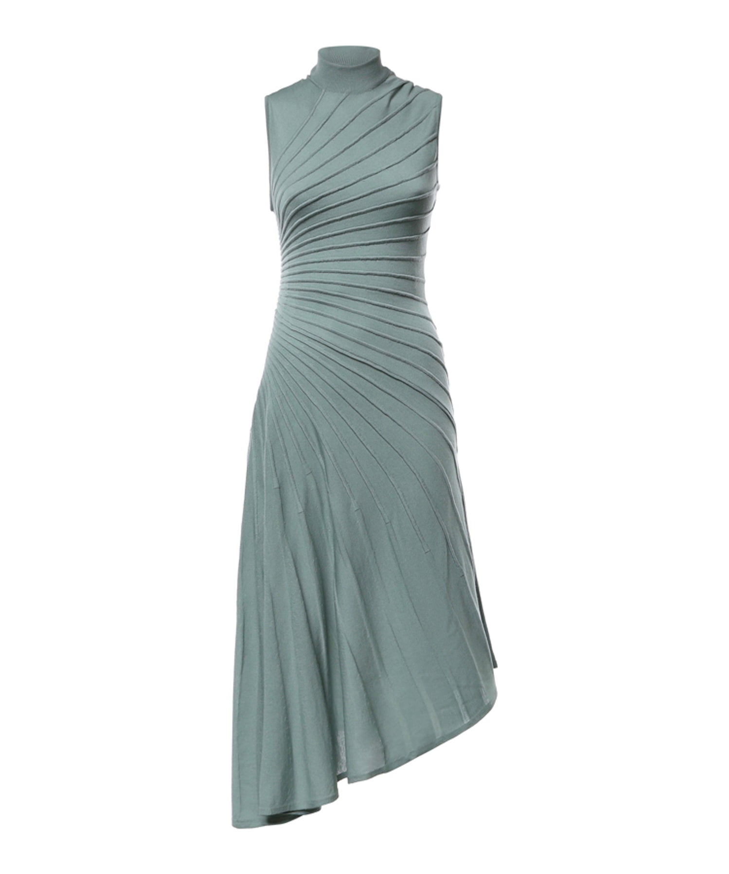 Abito midi modellante in lana AA9R2569K162C 680 ALAIA 