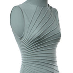Abito midi modellante in lana AA9R2569K162C 680 ALAIA 