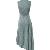 Abito midi modellante in lana AA9R2569K162C 680 ALAIA 