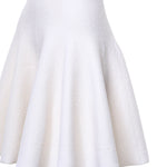 Abito in maglia con incrocio sul davanti AA9R3116K212D 054 ALAIA 