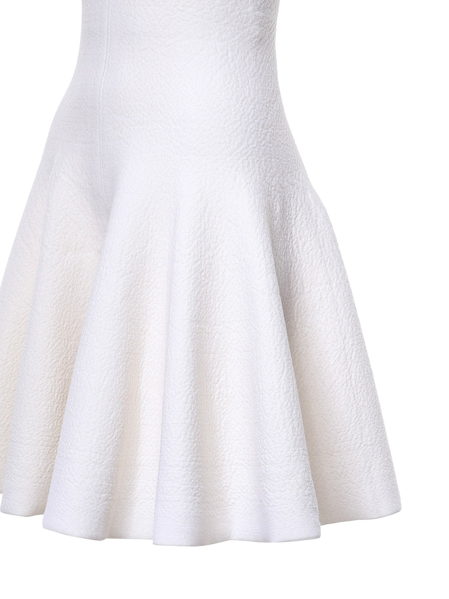 Abito in maglia con incrocio sul davanti AA9R3116K212D 054 ALAIA 