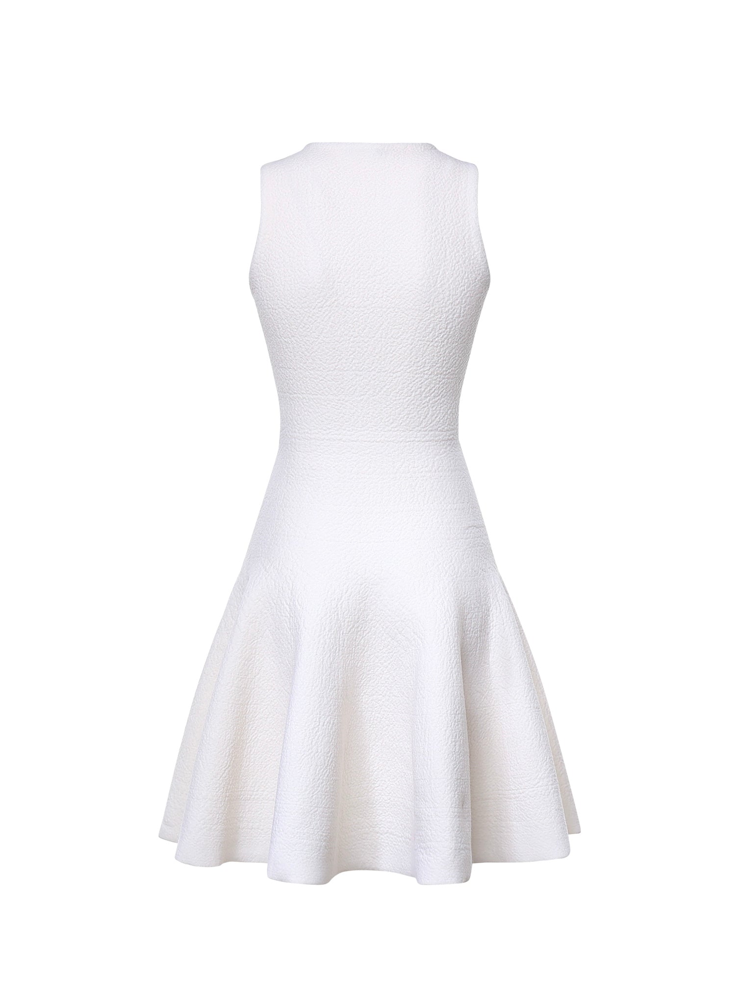 Abito in maglia con incrocio sul davanti AA9R3116K212D 054 ALAIA 