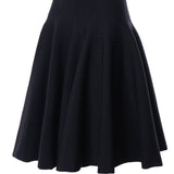 Abito midi in maglia con incrocio sul davanti AA9R3117K212D 537 ALAIA 