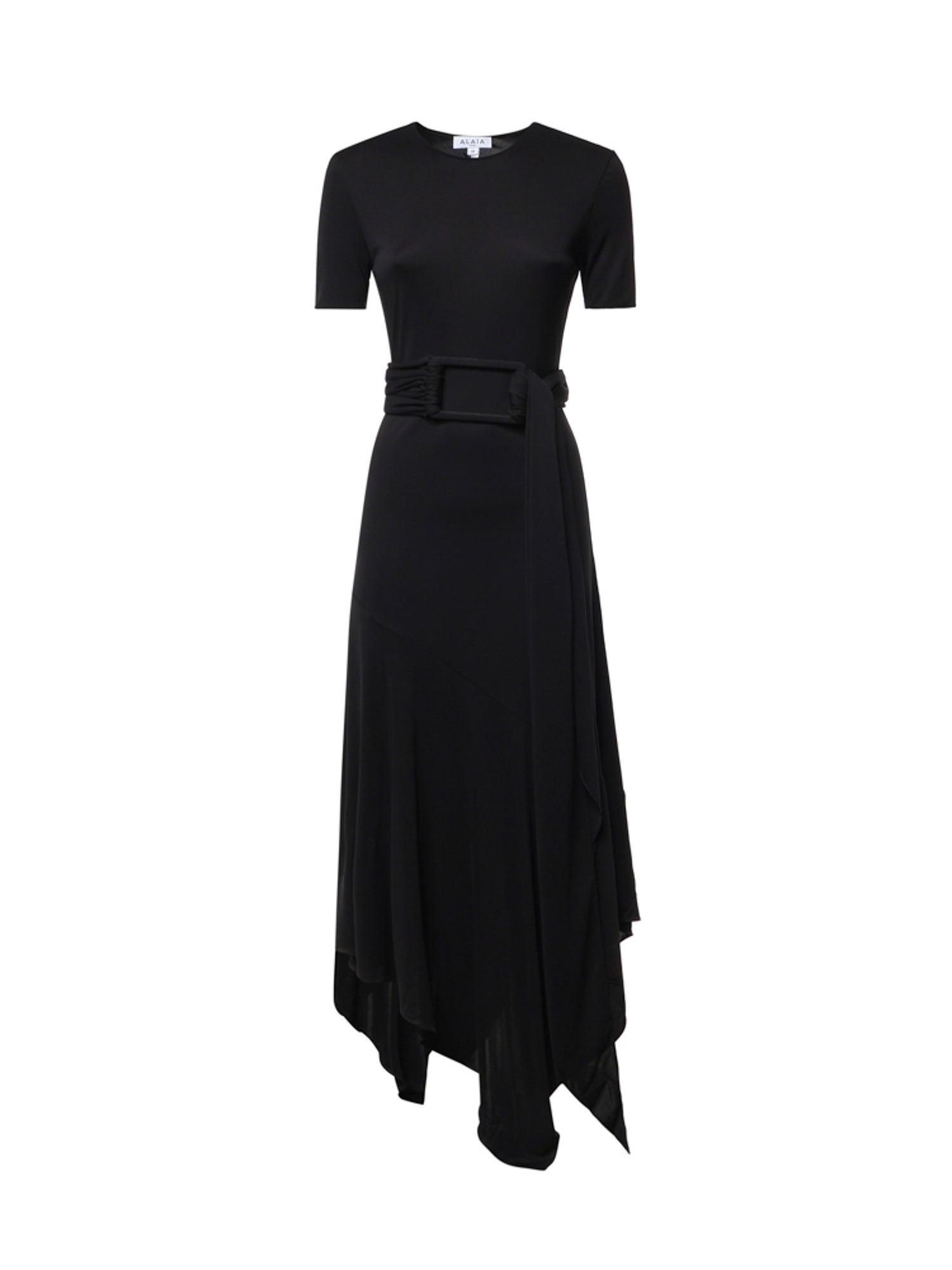 Abito in jersey con cintura AA9R3137J090D 995 ALAIA 