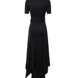 Abito in jersey con cintura AA9R3137J090D 995 ALAIA 