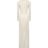 Abito body conscious in jersey AA9R3259J132D 011 ALAIA 