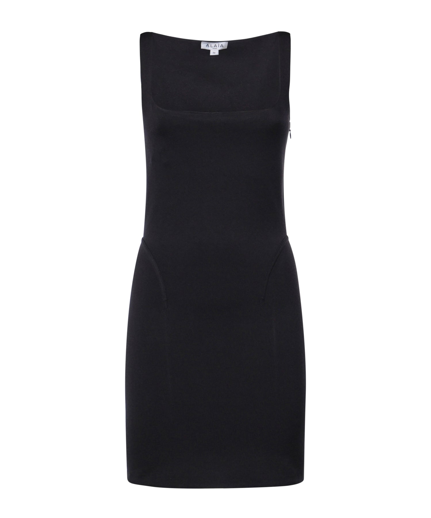 Abito mini in maglia di seta AA9R3270K295D 995 ALAIA 