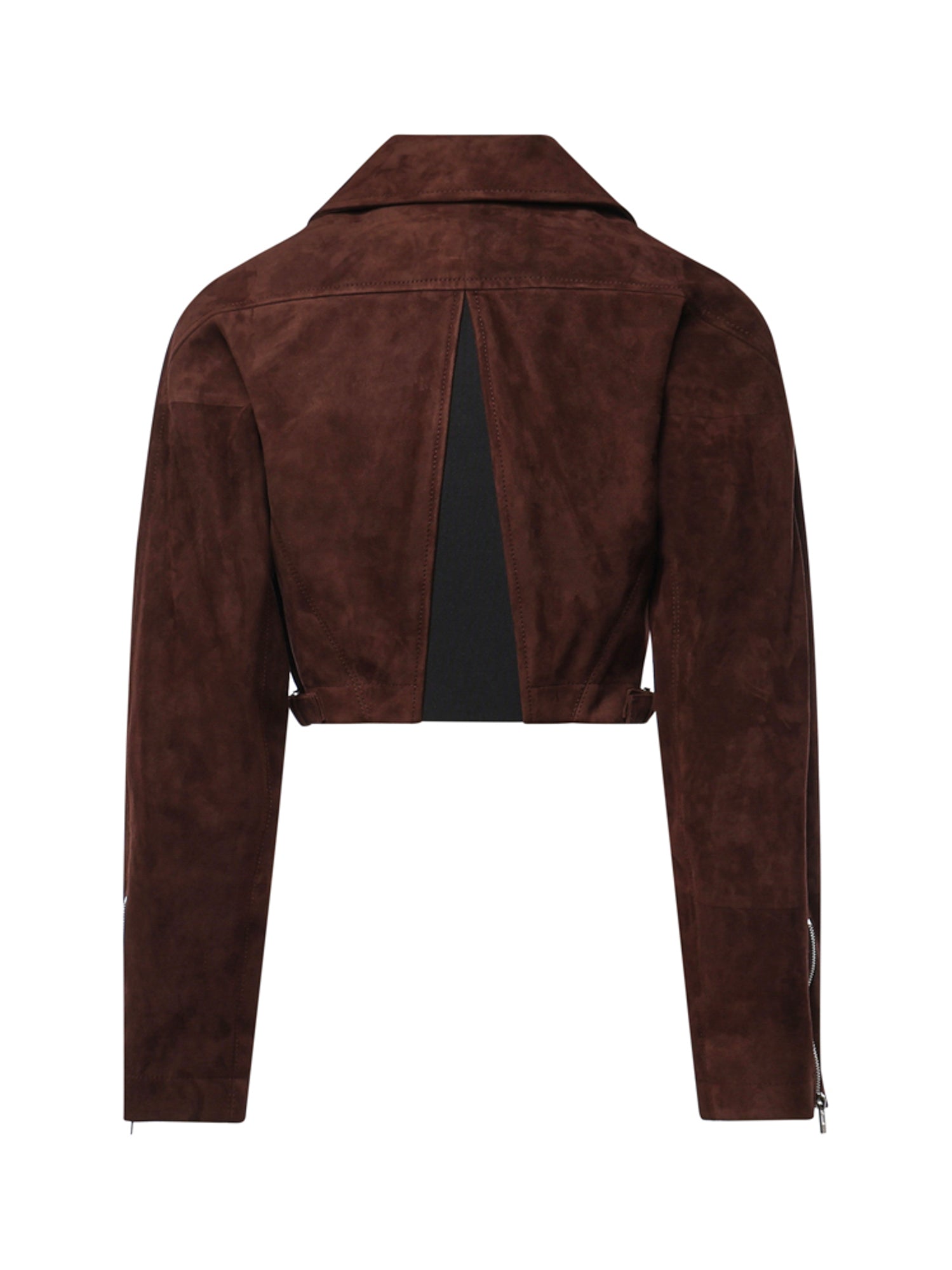 Giacca biker cropped in suede AA9V0313L053D 719 ALAIA 