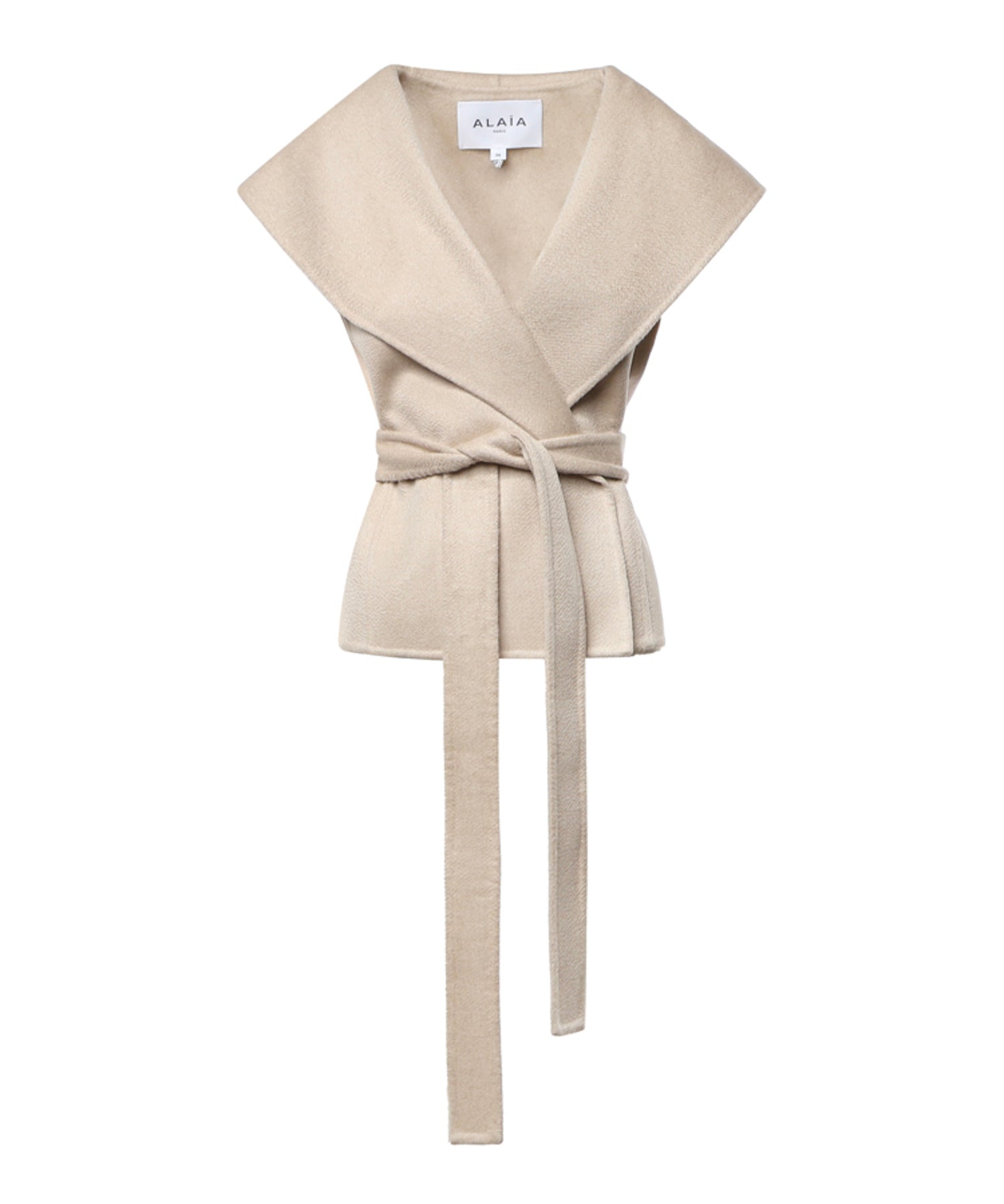 Giacca in cashmere con cappuccio AA9V1305T500D 110 ALAIA 