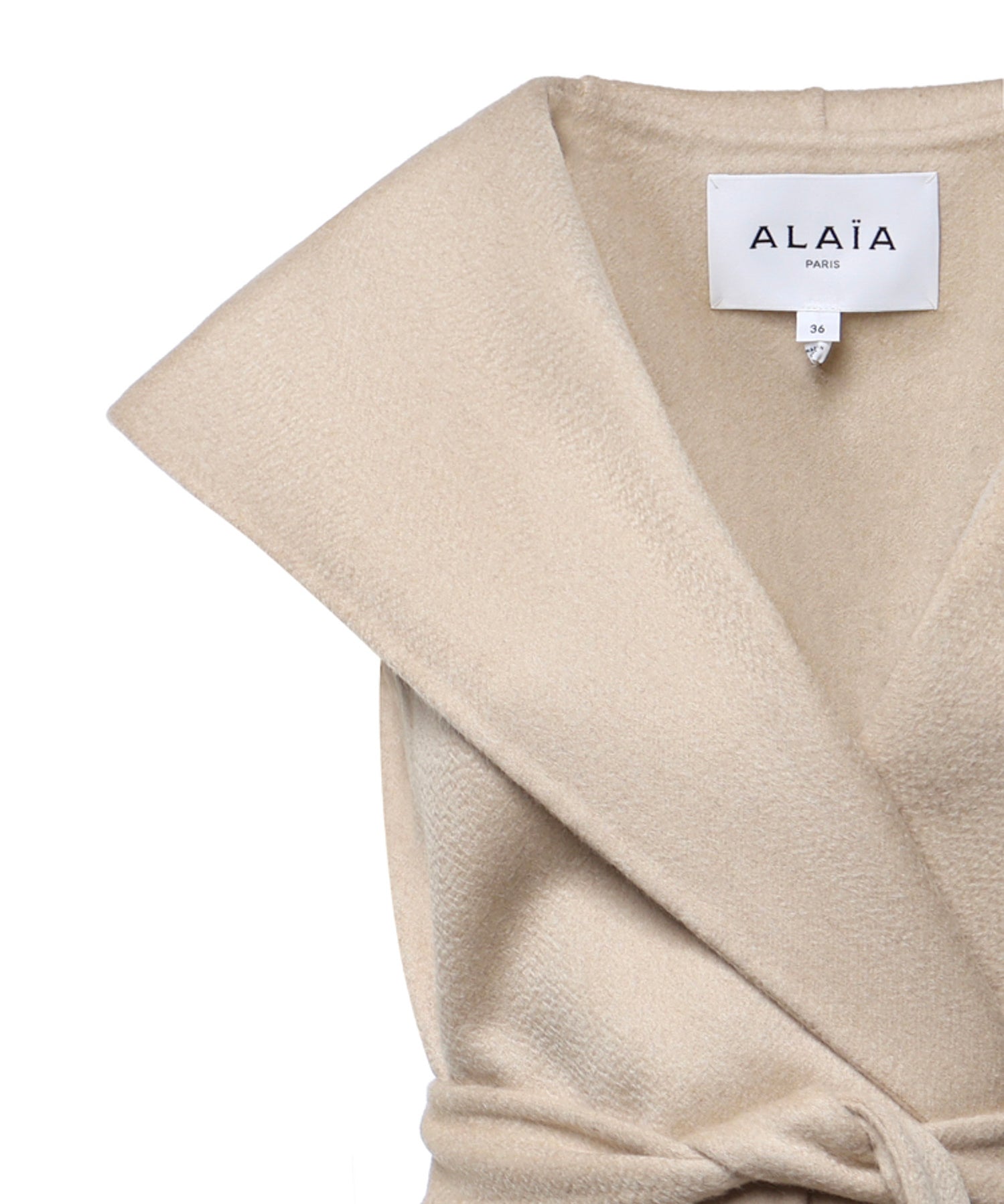 Giacca in cashmere con cappuccio AA9V1305T500D 110 ALAIA 