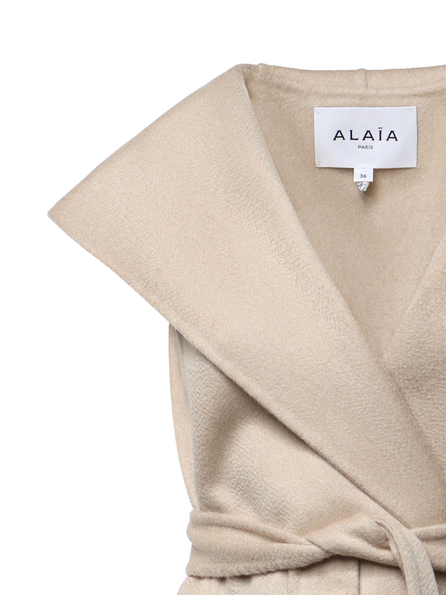 Giacca in cashmere con cappuccio AA9V1305T500D 110 ALAIA 