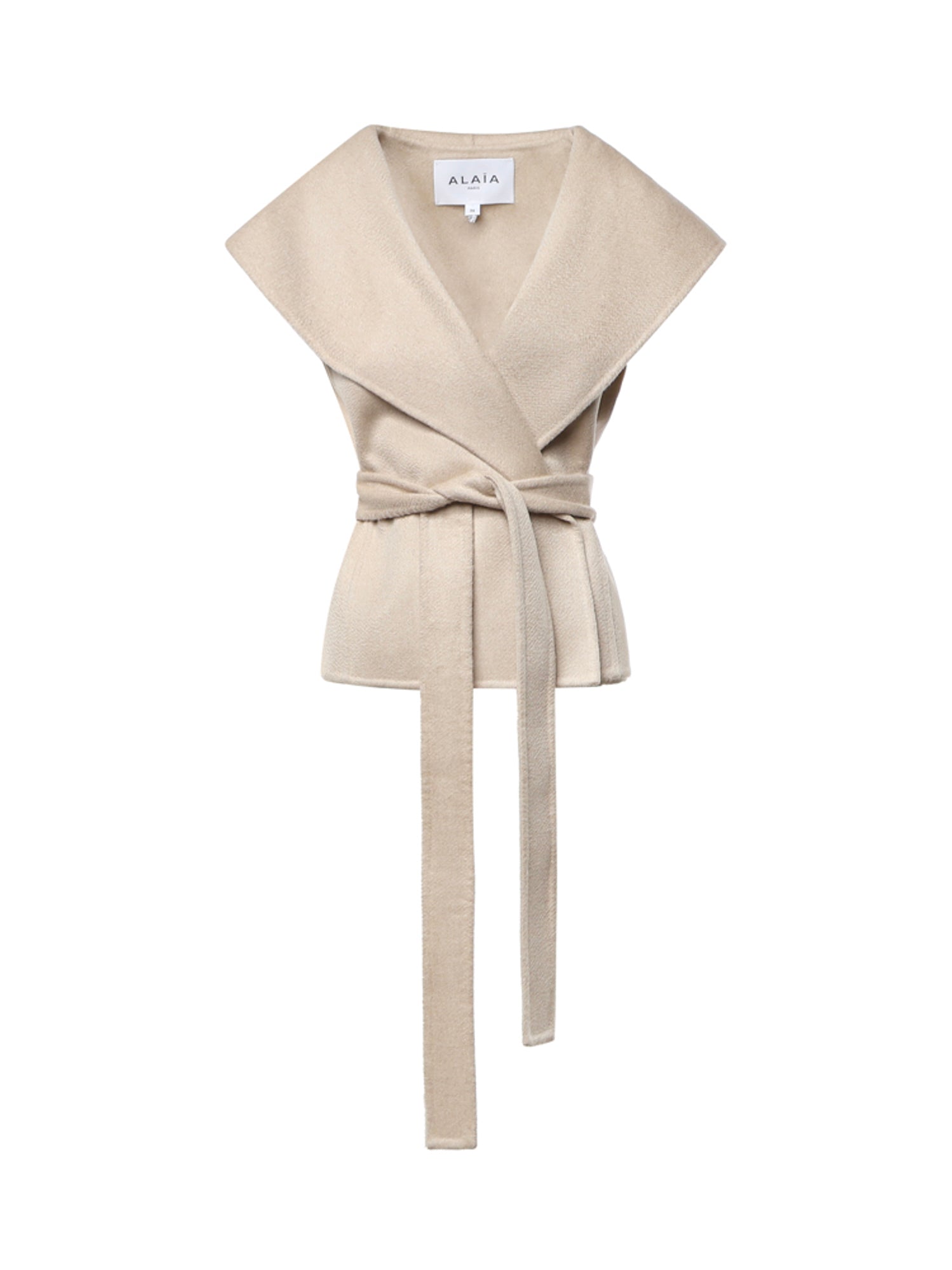 Giacca in cashmere con cappuccio AA9V1305T500D 110 ALAIA 