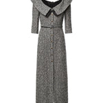 Abito midi in tweed misto cotone e lana FABX4529F4839 0922 ALESSANDRA RICH 