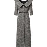 Abito midi in tweed misto cotone e lana FABX4529F4839 0922 ALESSANDRA RICH 