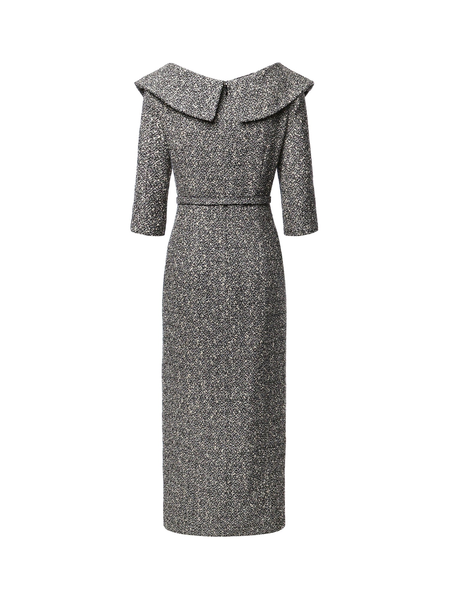 Abito midi in tweed misto cotone e lana FABX4529F4839 0922 ALESSANDRA RICH 