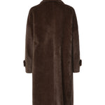 Cappotto doppiopetto in lana 27AL312 MARRONE ALISHEVA 