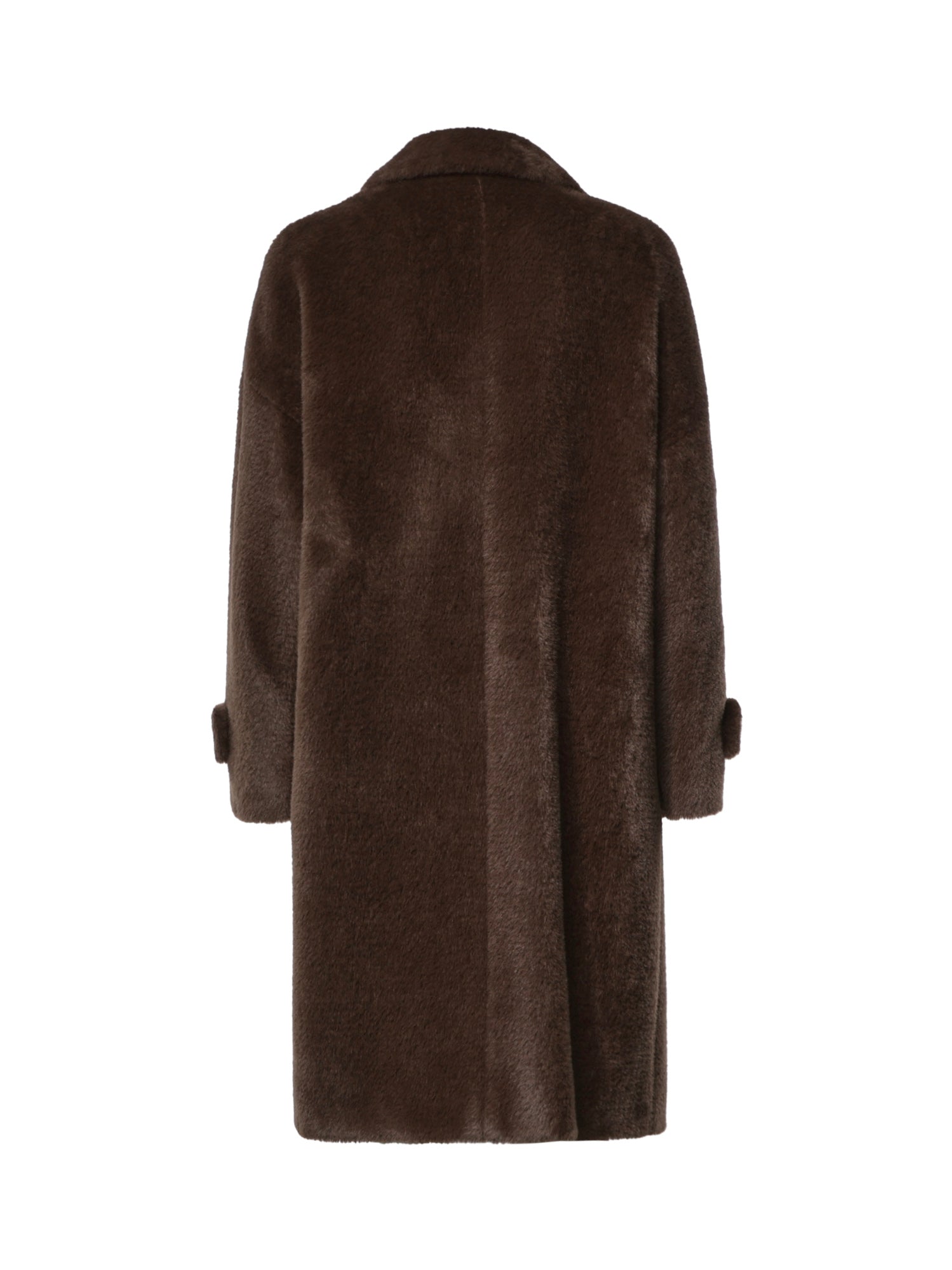 Cappotto doppiopetto in lana 27AL312 MARRONE ALISHEVA 