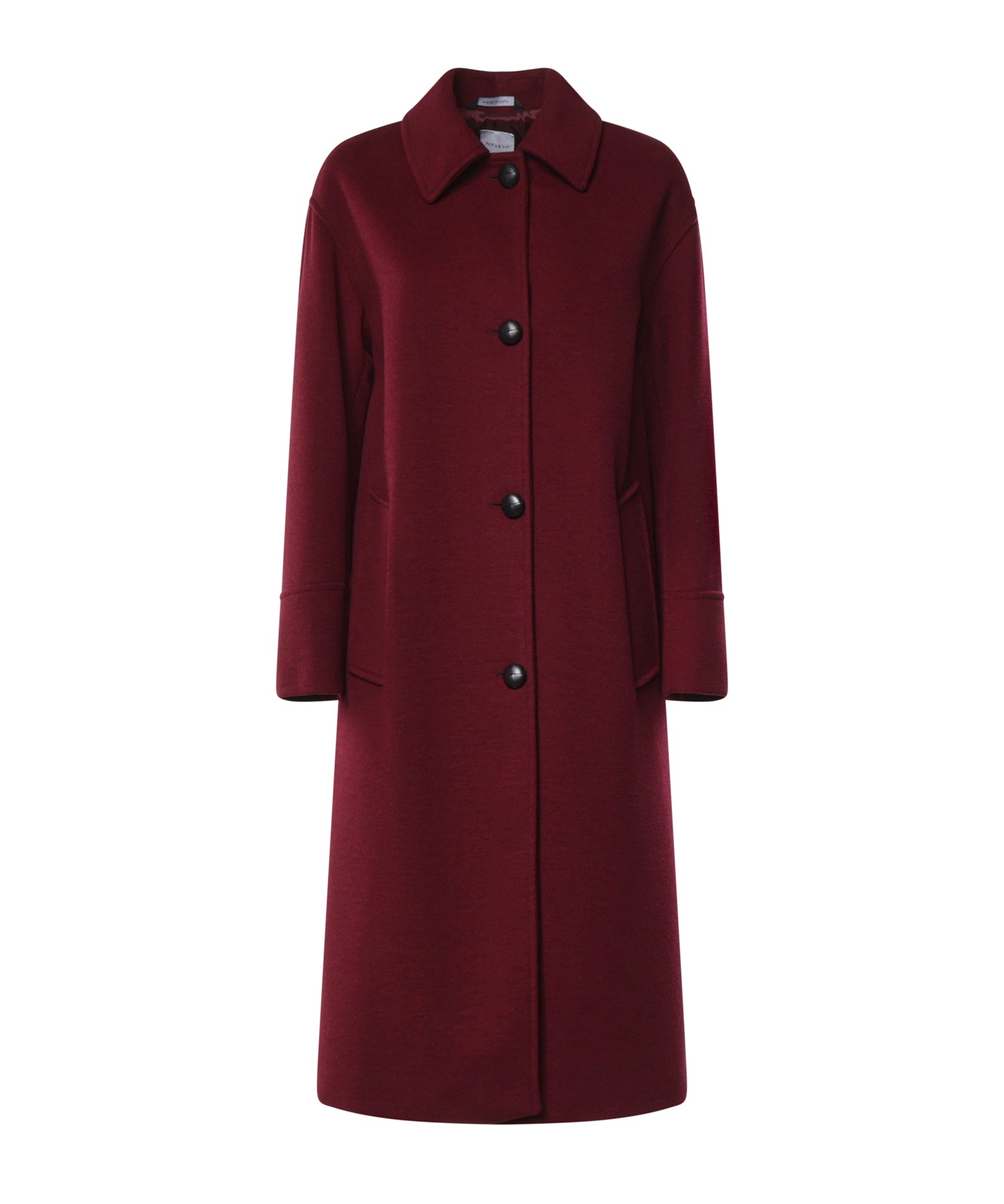 Cappotto Marlin in lana 27AL315 BORDEAUX ALISHEVA 