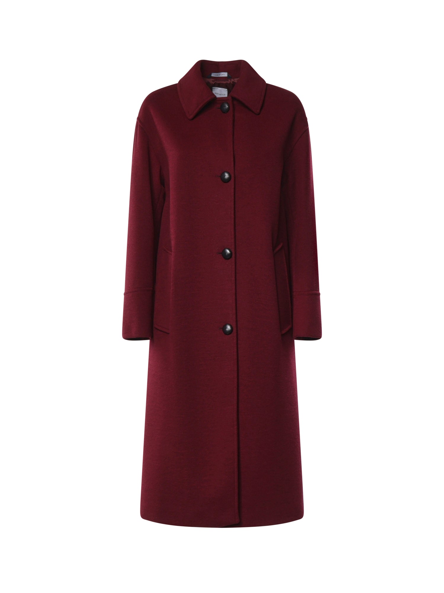 Cappotto Marlin in lana 27AL315 BORDEAUX ALISHEVA 