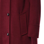 Cappotto Marlin in lana 27AL315 BORDEAUX ALISHEVA 