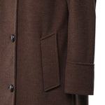 Cappotto Marlin in lana 27AL315 MARRONE ALISHEVA 