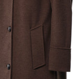 Cappotto Marlin in lana 27AL315 MARRONE ALISHEVA 