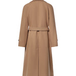 Cappotto doppiopetto in lana 27AL318 CAMMELLO ALISHEVA 