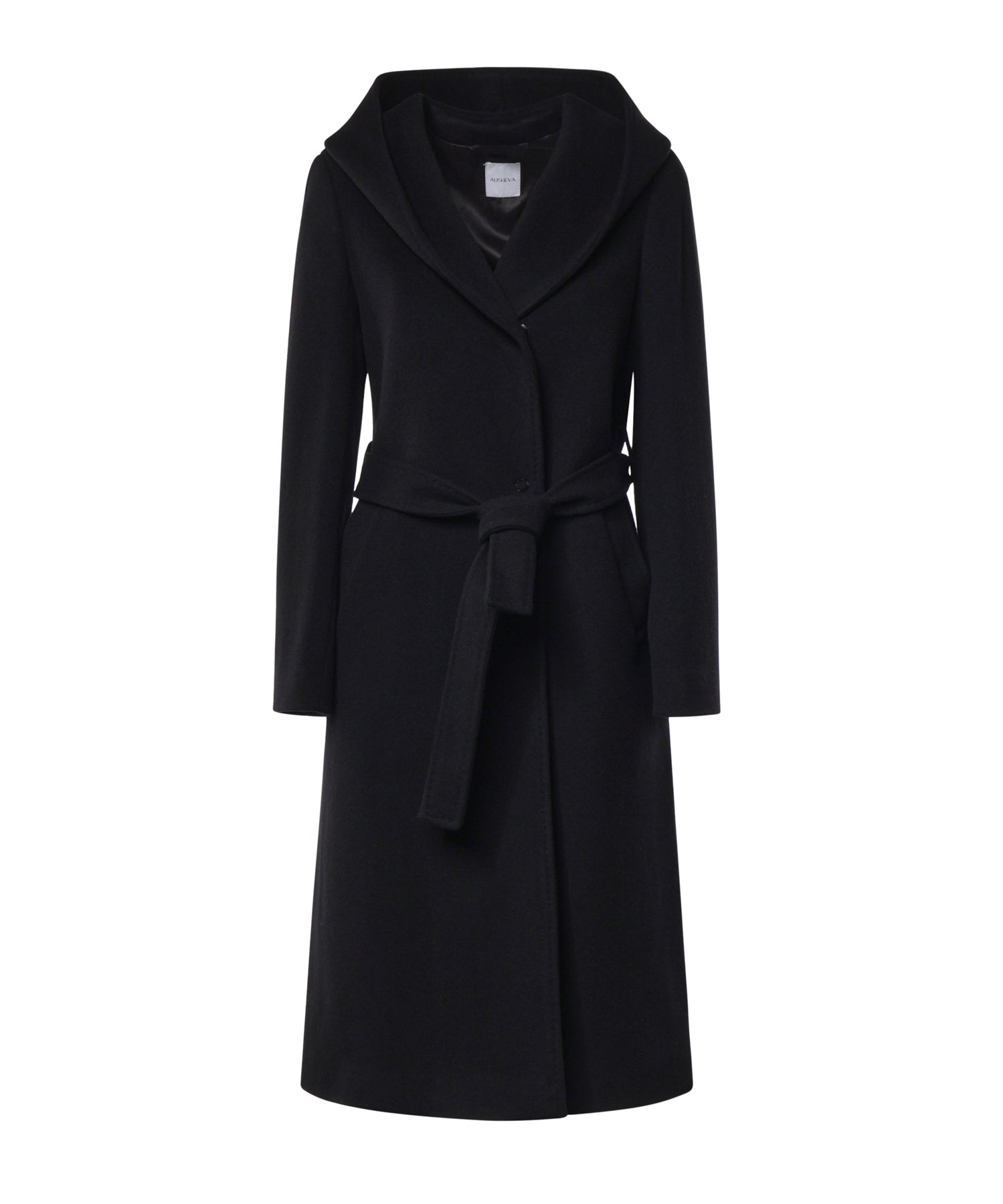 Cappotto in lana 27AL319 NERO ALISHEVA 