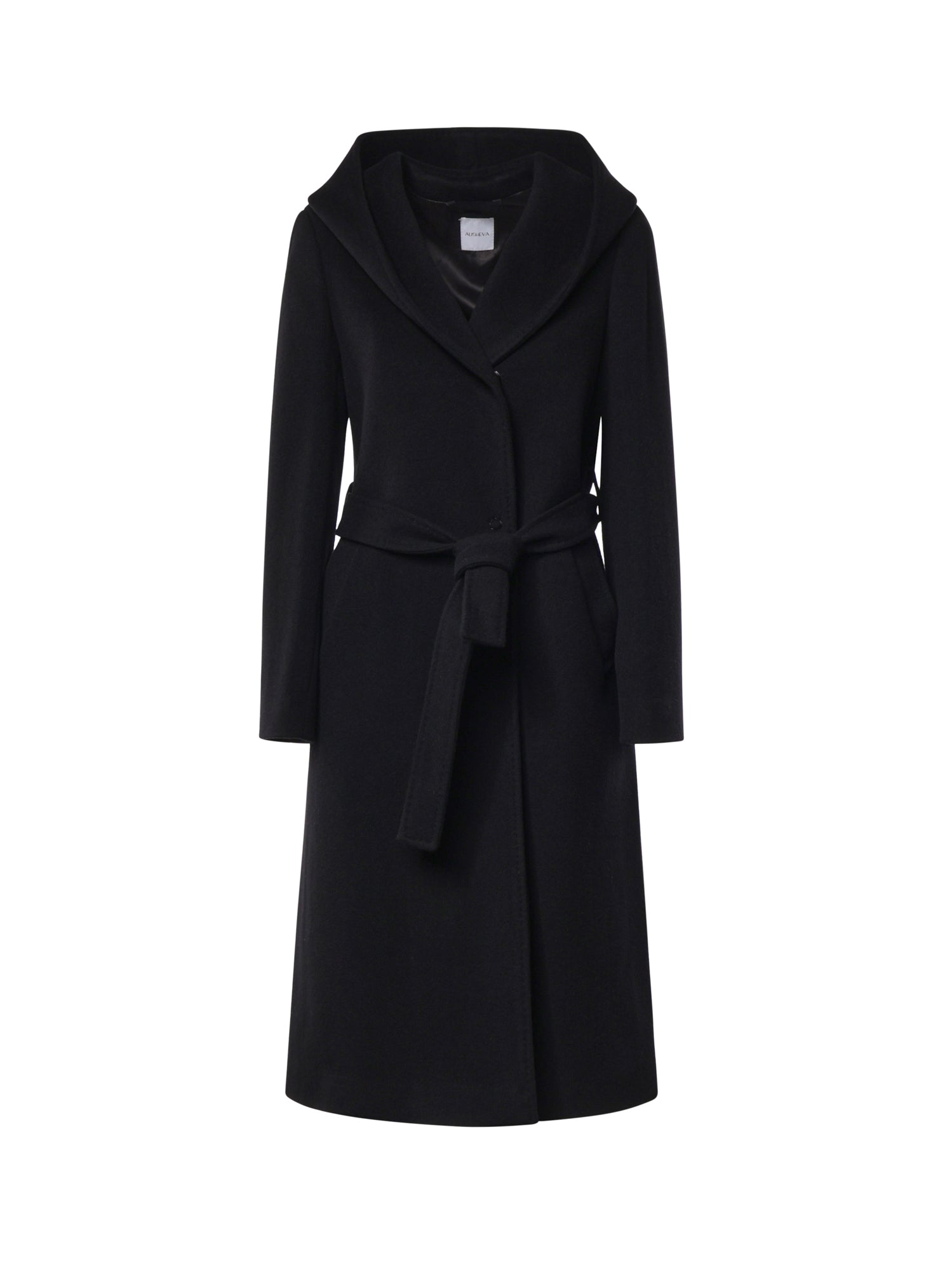 Cappotto in lana 27AL319 NERO ALISHEVA 