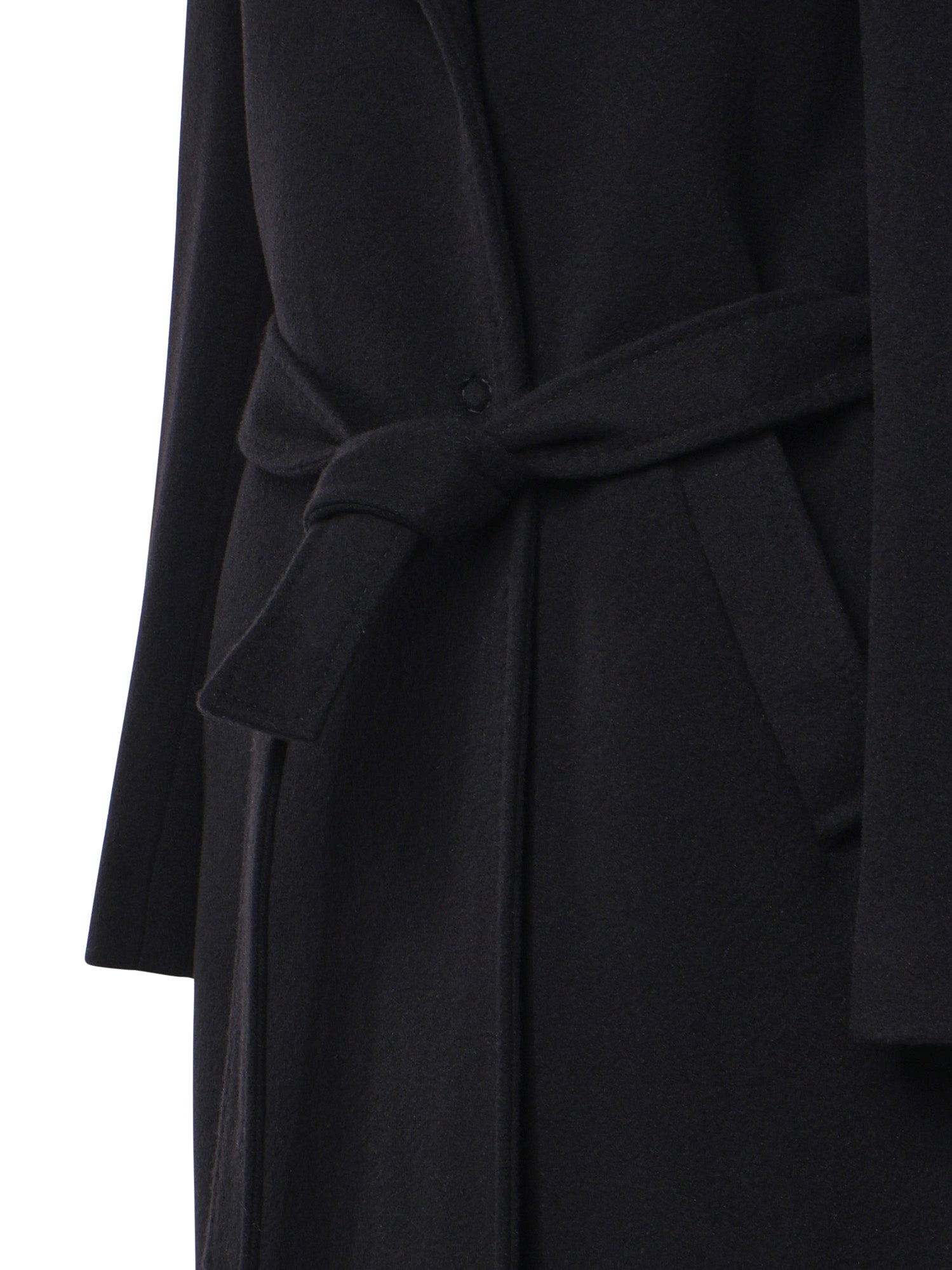 Cappotto in lana 27AL319 NERO ALISHEVA 