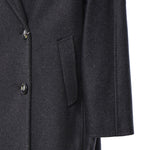 Cappotto doppiopetto in lana 27AL321 ANTRACITE ALISHEVA 