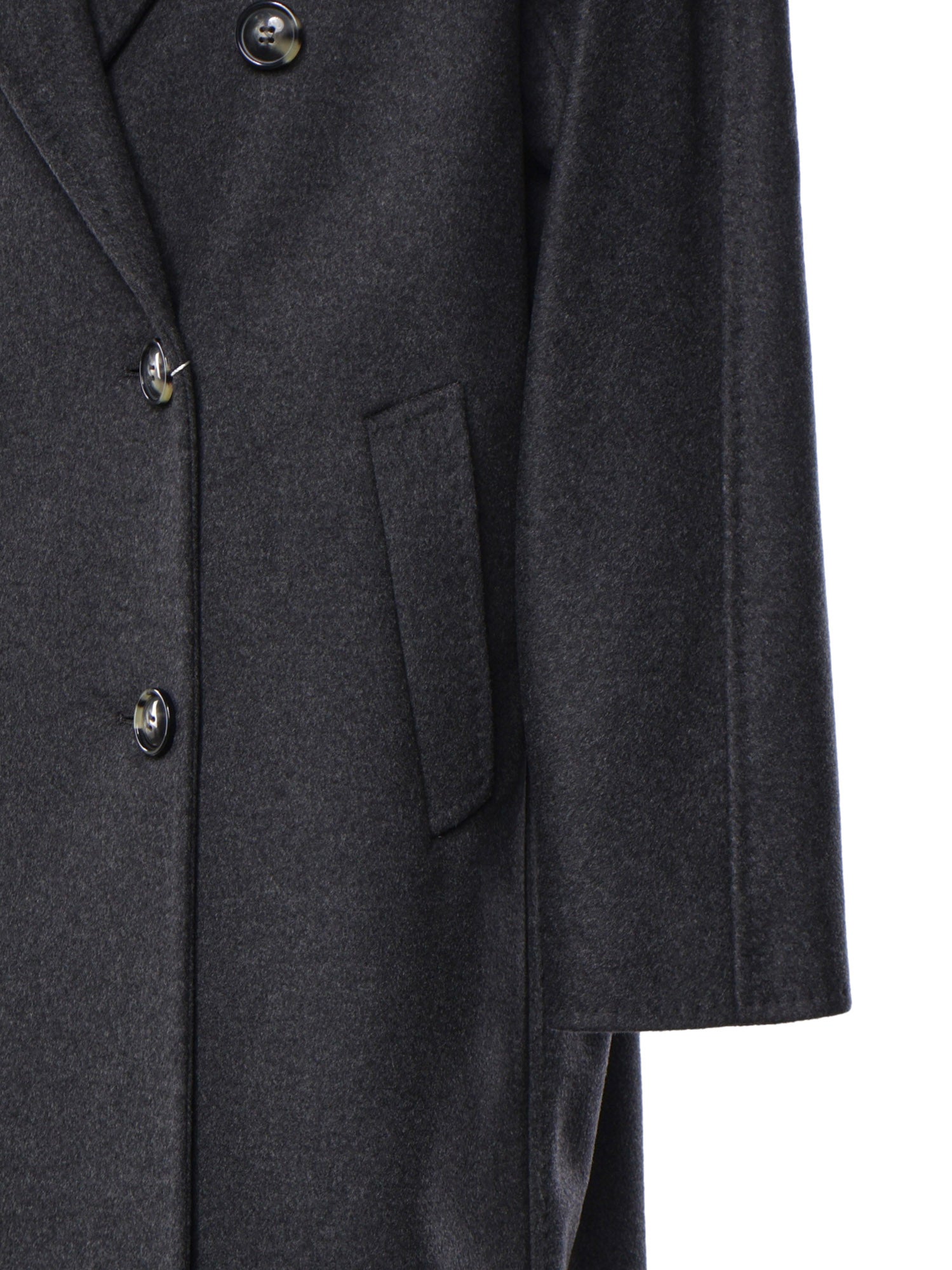 Cappotto doppiopetto in lana 27AL321 ANTRACITE ALISHEVA 