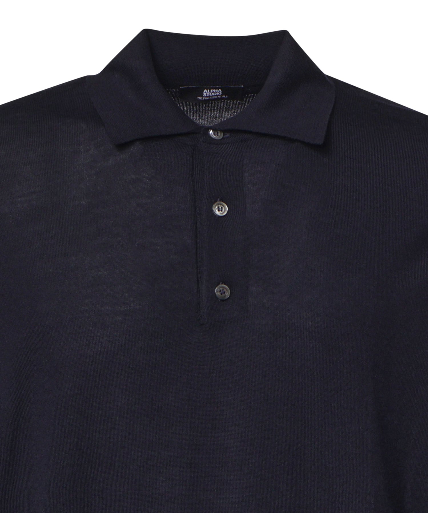 Polo in lana merino<BR/> FE6314B 3001 ALPHA STUDIO 