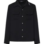 Camicia con tasche e logo AMSTCA1097 001 AMIRI 