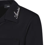 Camicia con tasche e logo AMSTCA1097 001 AMIRI 
