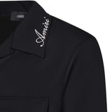 Camicia con tasche e logo AMSTCA1097 001 AMIRI 
