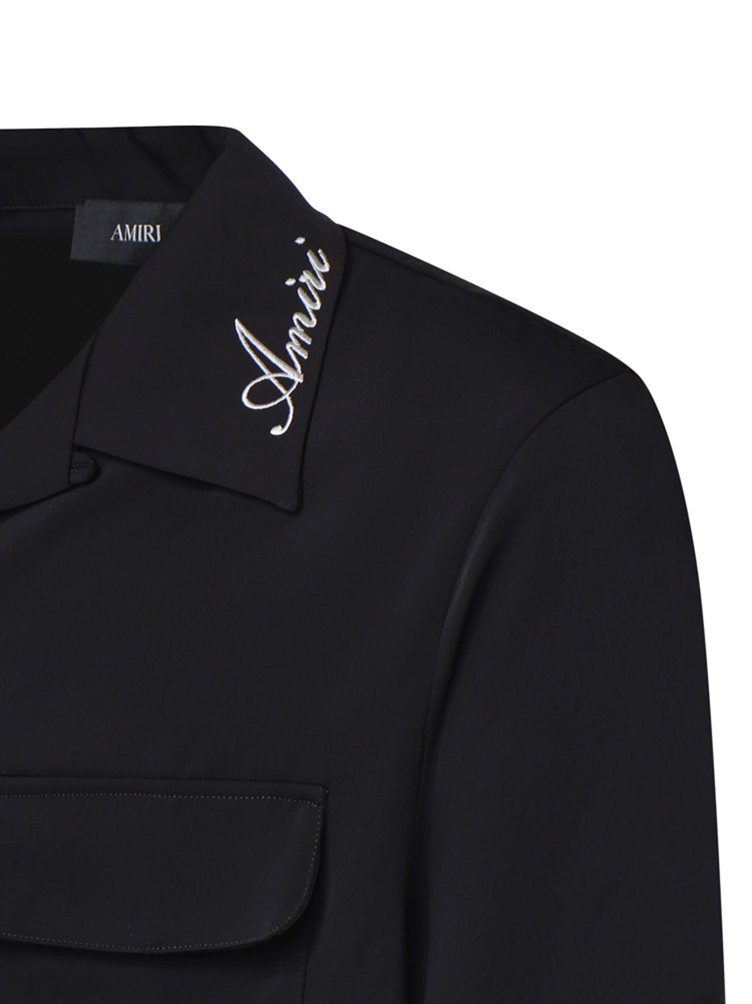 Camicia con tasche e logo AMSTCA1097 001 AMIRI 