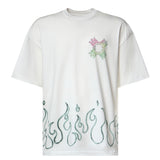 T-shirt Ma Quad Flames in cotone AMTOJR1148 127 AMIRI 