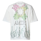 T-shirt Ma Quad Flames in cotone AMTOJR1148 127 AMIRI 