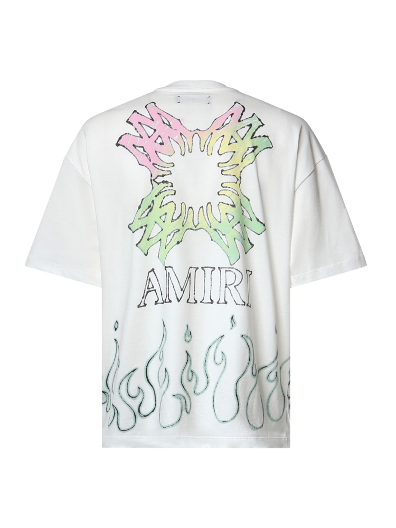 T-shirt Ma Quad Flames in cotone AMTOJR1148 127 AMIRI 