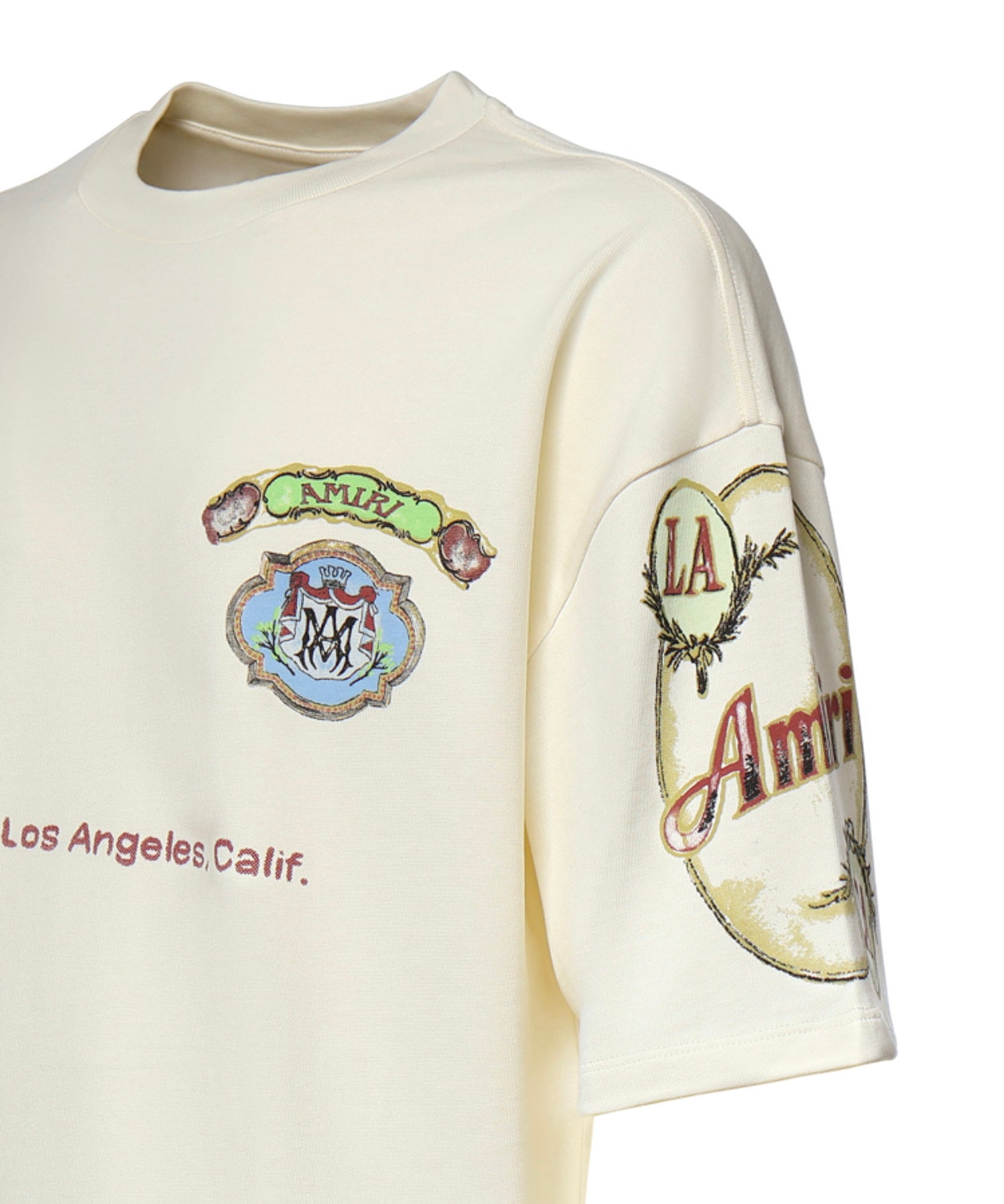 T-shirt con logo in cotone AMTOJR1174 127 AMIRI 