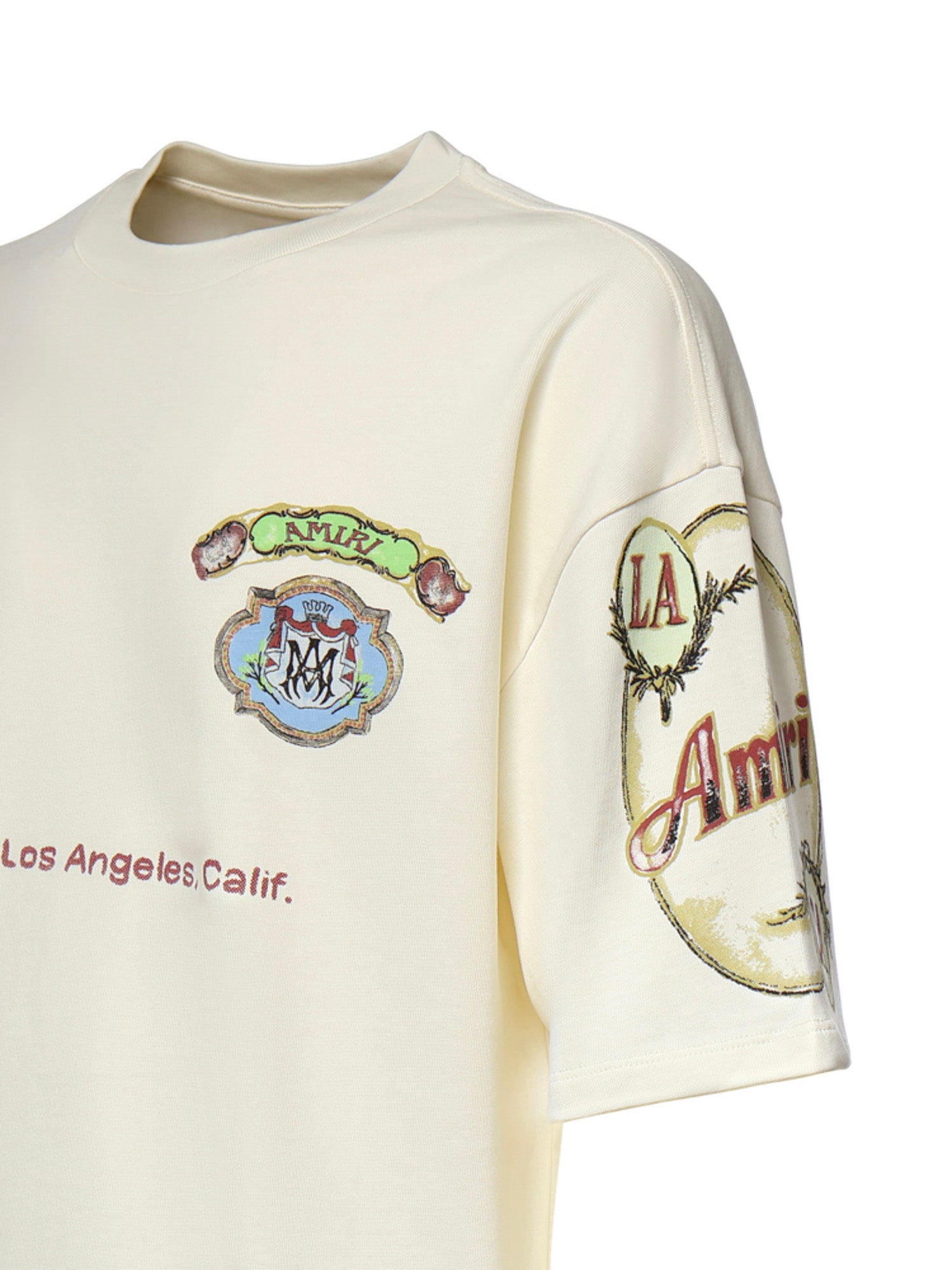 T-shirt con logo in cotone AMTOJR1174 127 AMIRI 