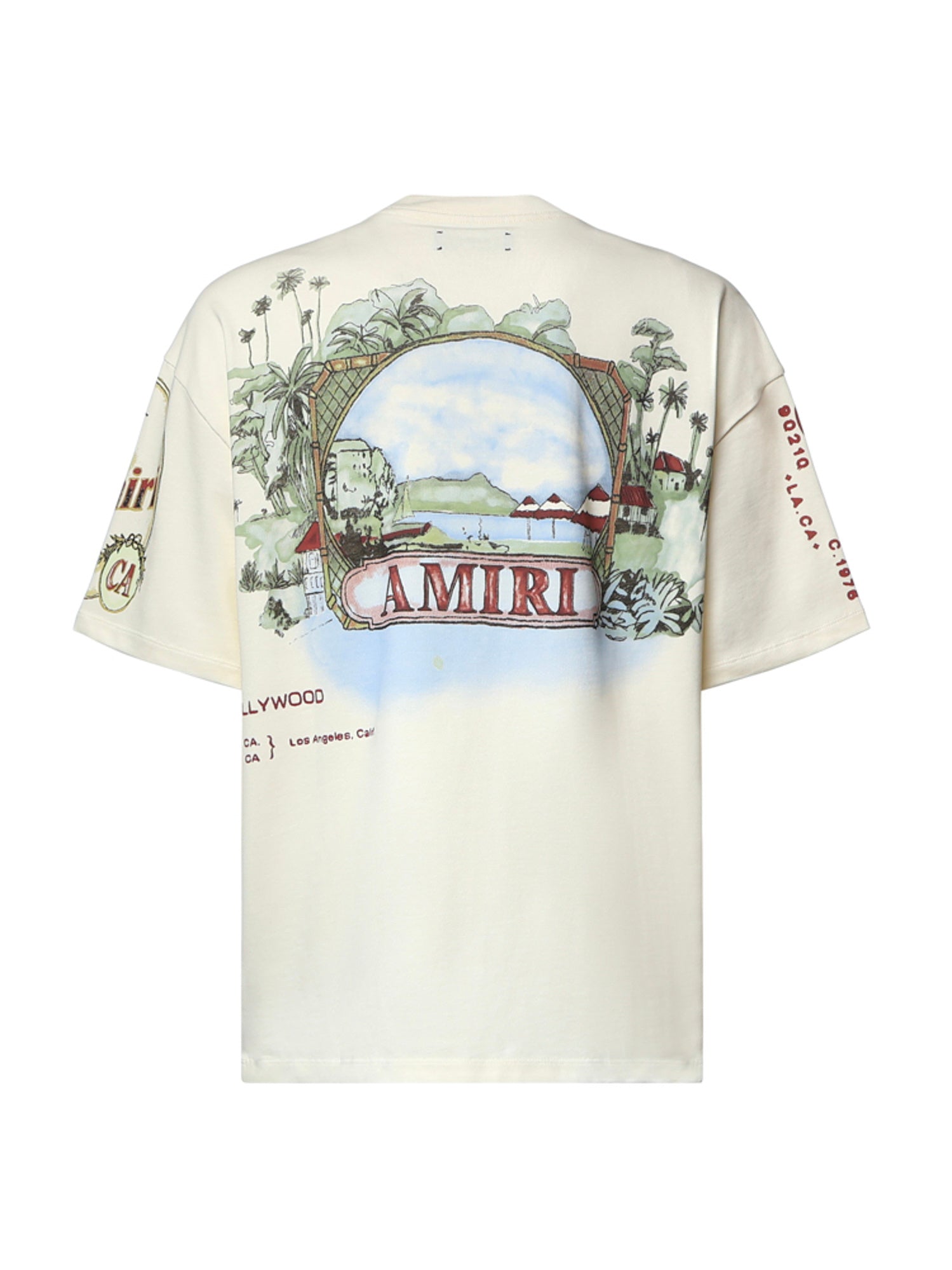 T-shirt con logo in cotone AMTOJR1174 127 AMIRI 