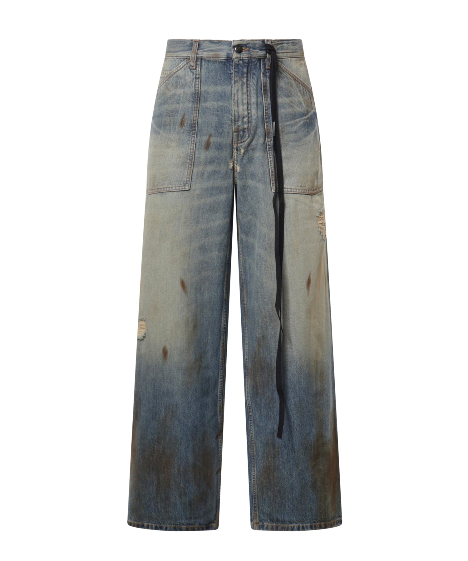 Jeans Kedar in denim B0014472 FA787053 ANN DEMEULEMEESTER 