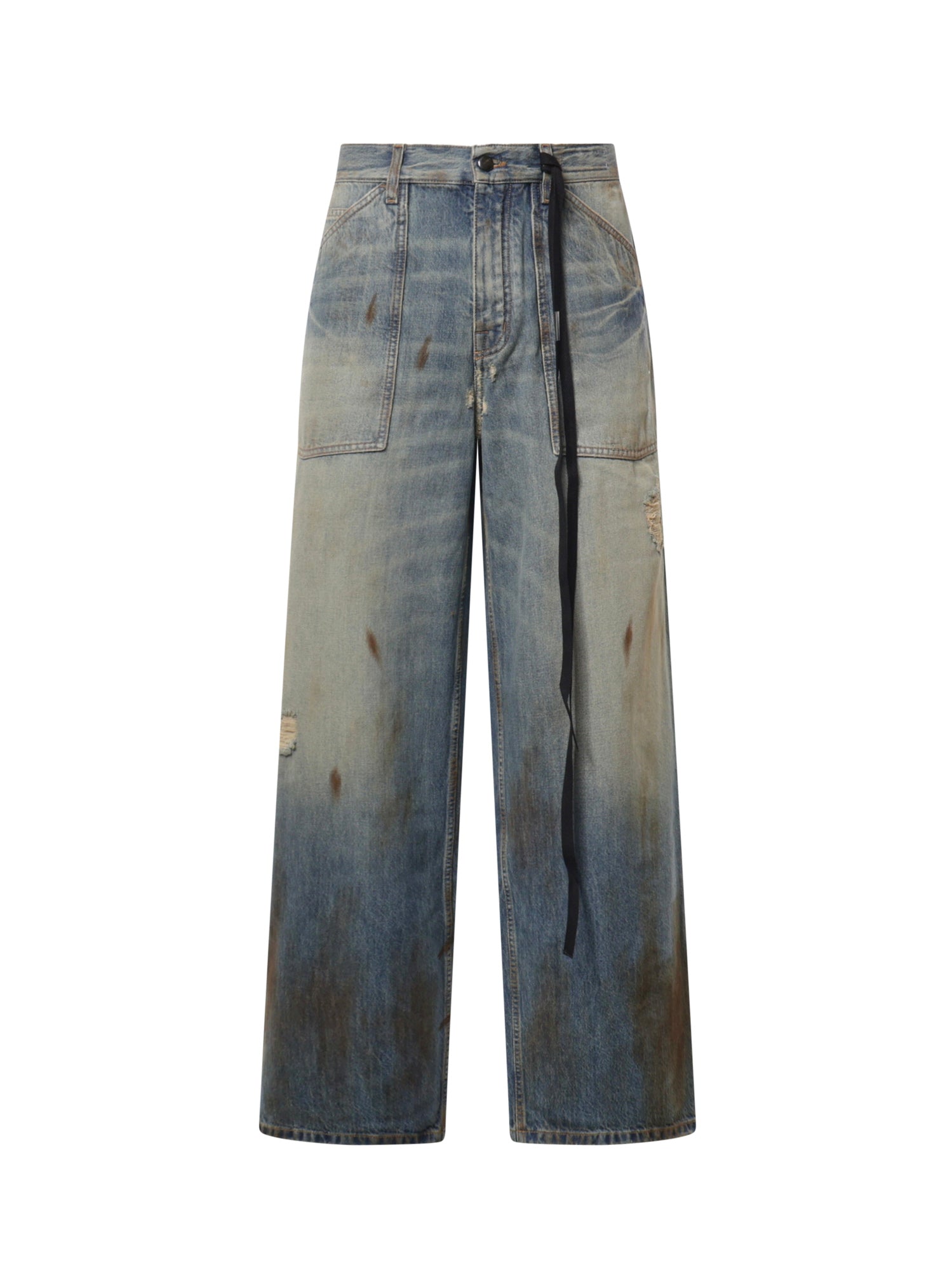 Jeans Kedar in denim B0014472 FA787053 ANN DEMEULEMEESTER 